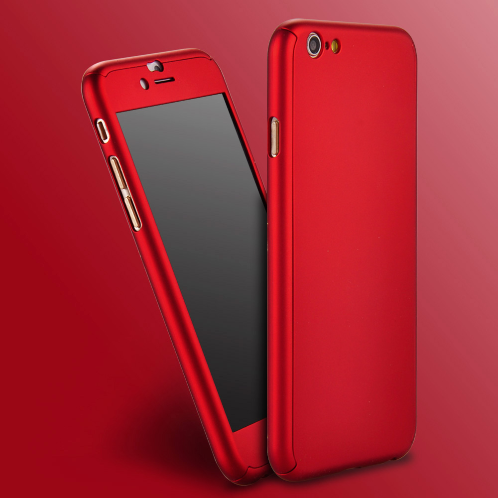 Kryt Full Defender - Clearo pro iPhone 6 a 6s detail red 5